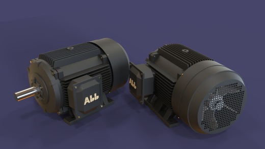 Abb型40kW电机，端子在右侧缩略图